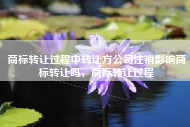 商标转让过程中转让方公司注销影响商标转让吗，商标转让过程