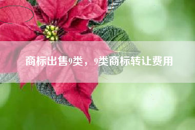 商标出售9类，9类商标转让费用