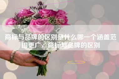 商标与品牌的区别是什么哪一个涵盖范围更广，商标与品牌的区别