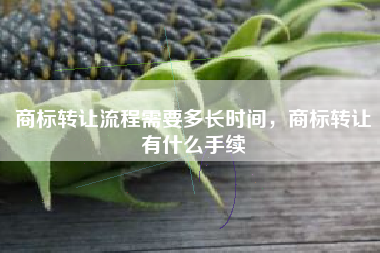 商标转让流程需要多长时间，商标转让有什么手续