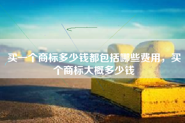 买一个商标多少钱都包括哪些费用，买个商标大概多少钱