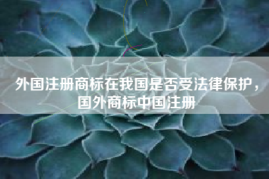 外国注册商标在我国是否受法律保护,国外商标中国注册 外国注册商标在我国是否受法律保护,国外商标中国注册