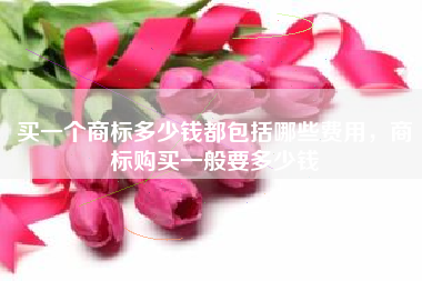 买一个商标多少钱都包括哪些费用，商标购买一般要多少钱