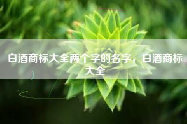 白酒商标大全两个字的名字，白酒商标大全