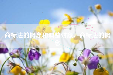 商标法的概念和调整对象，商标法的概念