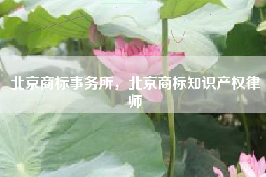 北京商标事务所，北京商标知识产权律师