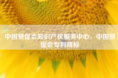 中国贸促会知识产权服务中心，中国贸促会专利商标