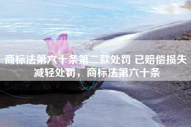 商标法第六十条第二款处罚 已赔偿损失 减轻处罚，商标法第六十条