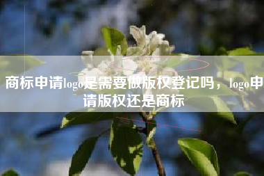 商标申请logo是需要做版权登记吗，logo申请版权还是商标