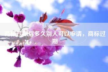 商标过期后多久别人可以申请，商标过期