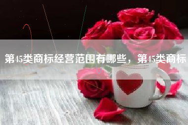 第45类商标经营范围有哪些，第45类商标
