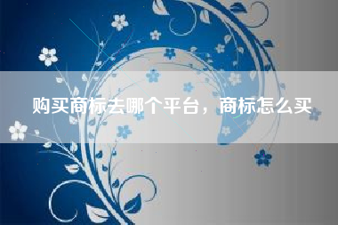 购买商标去哪个平台，商标怎么买
