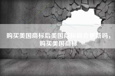 购买美国商标后美国商标局会更新吗，购买美国商标