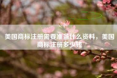 美国商标注册需要准备什么资料，美国商标注册多少钱