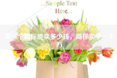 卖一个商标能卖多少钱，商标卖了一千万