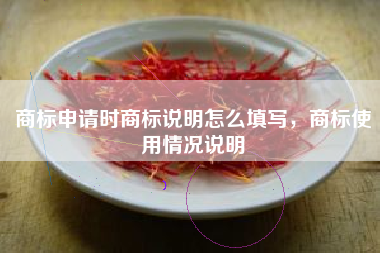 商标申请时商标说明怎么填写，商标使用情况说明