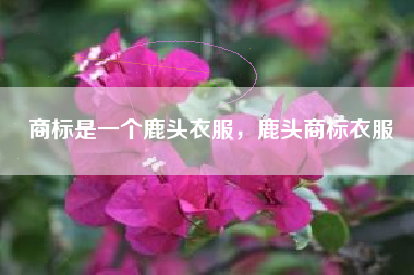 商标是一个鹿头衣服，鹿头商标衣服