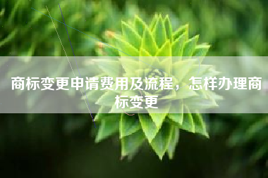 商标变更申请费用及流程，怎样办理商标变更