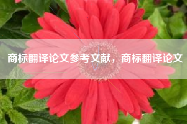 商标翻译论文参考文献，商标翻译论文