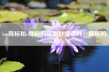 tm商标和r商标的区别秒懂百科，商标的tm和r