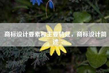 商标设计要素和主要特征，商标设计简述