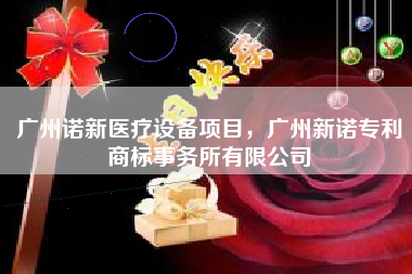 广州诺新医疗设备项目，广州新诺专利商标事务所有限公司