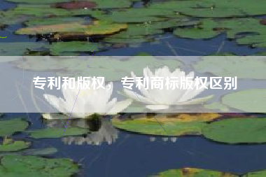专利和版权，专利商标版权区别