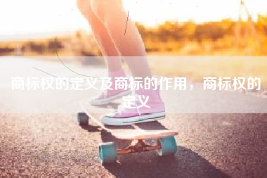 商标权的定义及商标的作用，商标权的定义