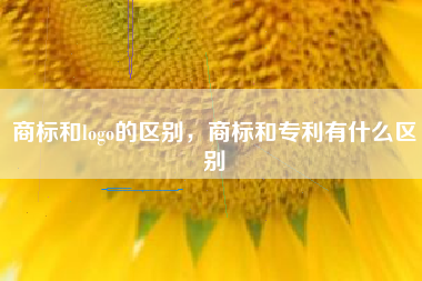 商标和logo的区别，商标和专利有什么区别