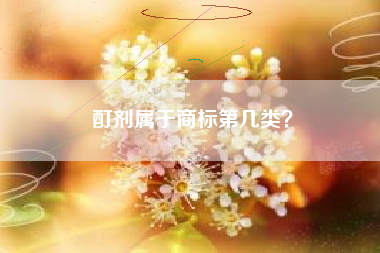 酊剂属于商标第几类？
