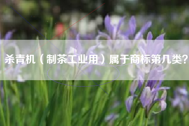 杀青机（制茶工业用）属于商标第几类？