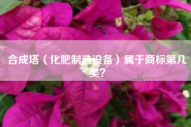 合成塔（化肥制造设备）属于商标第几类？