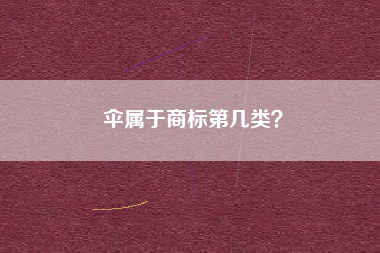 伞属于商标第几类？