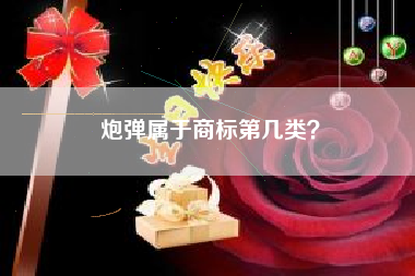 炮弹属于商标第几类？