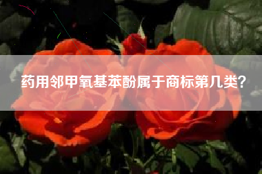 药用邻甲氧基苯酚属于商标第几类？