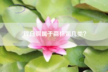 锌白铜属于商标第几类？