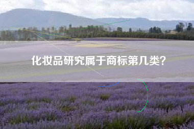 化妆品研究属于商标第几类？