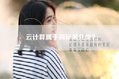 云计算属于商标第几类？