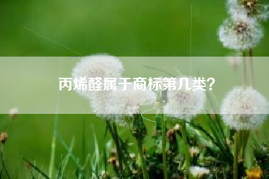 丙烯醛属于商标第几类？