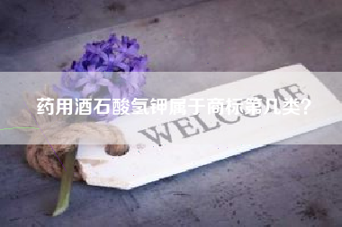 药用酒石酸氢钾属于商标第几类？