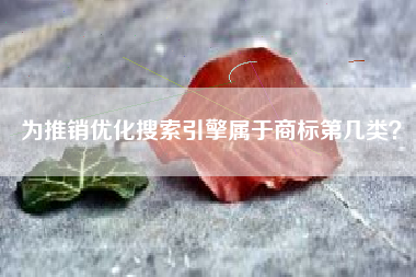 为推销优化搜索引擎属于商标第几类? 为推销优化搜索引擎属于商标第几类?