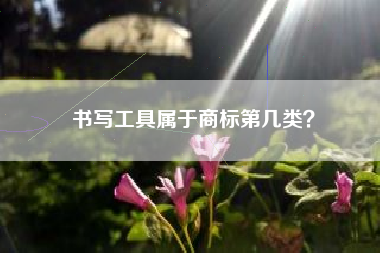 书写工具属于商标第几类？