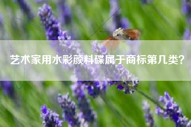 艺术家用水彩颜料碟属于商标第几类？