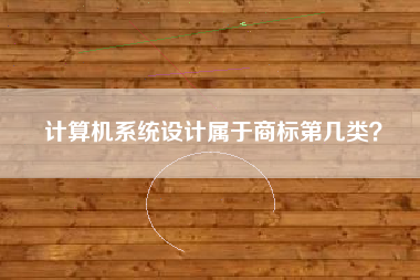 计算机系统设计属于商标第几类？