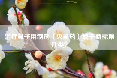 治疗虱子用制剂（灭虱药）属于商标第几类？