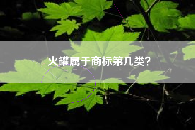 火罐属于商标第几类？