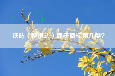 铁砧（便携式）属于商标第几类？