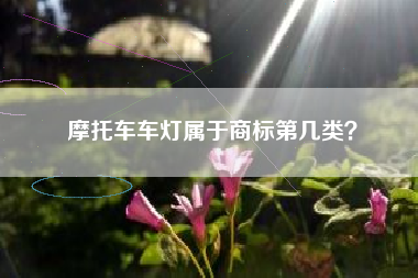 摩托车车灯属于商标第几类？