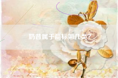 奶昔属于商标第几类？