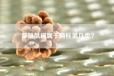 草酸氢钾属于商标第几类？